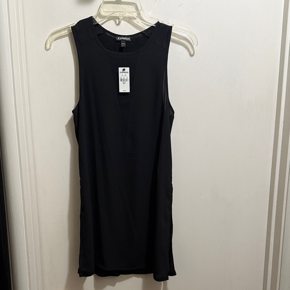 Express Sleek Black Sleeveless Top